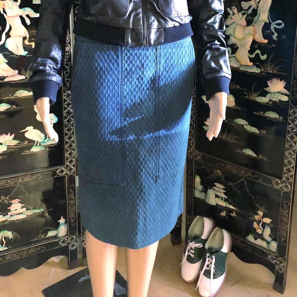 Isabel Marant Blue Pencil Skirt